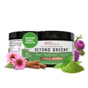 Greens Superfood Powder를 넘어 라이브 의식 - 맛있은 Debloating Super Greens Powder - Matcha Greens Blend w/Chlorella, Echinacea, 면역 지원 및 에너지를위한 Probiotics