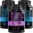 MEDCHOICE Sleep Melatonin (90ct) 및 Nootropic Brain (120ct) 보충 번들 - 수면, 두뇌, 초점, & 무드 지원을위한 웰빙 듀오 - Vegan, Non-GMO, 글루텐 프리