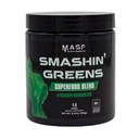 MASF 보충제 Smashin의 녹색 슈퍼 푸드 유기 혼합 - 15 서빙 - 부스트 에너지, 면역 지원, 유기 밀 잔디, Spirulina, Chlorella와 소화 건강 - NSF 인증