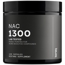 Toniiq 1300mg NAC - 2 개월 공급 - 최소 98 % + 시험된 순수성 - 매우 고강도 Bioavailable NAC Cysteine 보충교재 - 120 채식주의자 N Acetyl Cysteine 캡슐 - 실험실에 의하여 시험되는 TQ