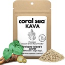 Instant Kava Kava 음료 차 분말 바누아투 Noble Kava 뿌리 - Nootropic 음료 혼합 빠른 포켓 크기 Caffeine 무료 정통 향 - Volcano 섬의 비밀 25 서빙