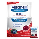 Mucinex Instasoothe Sugar Free Cough Drops, Dextromethorphan HBr, Non Menthol Cough Drops, Cough Suppressant Lozenges, 혼합 Berry Medicated Cough Drops, 40ct와 성인을위한 충분한 의학