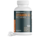 Bronson 비타민 K2 MK-7 100 MCG, MK7 Menaquinone로 K2, 뼈 지원 비 GMO, 120의 정제