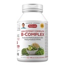 ANDREW LESSMAN 높은 Potency B-Complex 180 캡슐 - Folate Complex 및 Biotin의 고수준으로, 세포 성장, 에너지, 면역 기능, 해독, 지방 대사 및 더 많은 것을 승진시킵니다