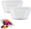 GMS Squeezable Pocket Pill Case - 작고 가벼운 Pill 주최자는 여행에 이상적입니다. 안전한 의약품 보유 - Easy Fuss-Free Access가있는 Sturdy Design - 2 인치 포켓 크기 및 디스크 - 2 팩