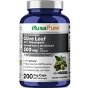NusaPure 올리브 리프 20 % Oleuropein 50 : 1 추출물, 채식주의 및 채식주의, 비 GMO에 적합한 500 mg