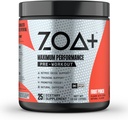 ZOA + Zero Sugar Pre 운동 분말, 과일 펀치 - 전자 레인지, 크레아틴, 베타 알라닌, Ginkgo Biloba, 200mg 카페인과 스포츠에 대한 NSF 인증 - 25 서빙