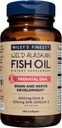 Wiley의 가장 정밀한 야생 알래스카 물고기 기름 Prenatal DHA - 900mg EPA와 DHA Omega-3s 임신한 여성과 간호 어머니 - 180 Softgels (90 Prenatal 비타민 봉사)