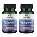 Swanson Apigenin-Bioflavonoid 보충교재 자연적인 전립선 지원-Metabolism & Nerve 건강 지원할 수 있습니다 수면 & Relaxation 90 모자, 50mg 각 2 팩