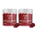 Droppels Apple Cider Vinegar Gummies 1000mg with Beet Root & Pomegranate | Non-GMO, Vegan-Friendly, Gluten Free | Digestion, Metabolism, Energy & Immune Health | 라즈베리 맛