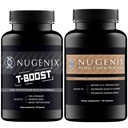 Nugenix Nitric 산화물 승압기 및 T-Boost 남자를 위한 자유로운 테스토스테론 승압기