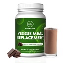 MRM Nutrition Veggie Meal Replacement Protein | 초콜릿 모차 맛 | 22g 완전 플랜트 기반 단백질 | 식사 양고 | 미디어 굶주린 | 균형 잡힌 모차 공식 | 28 인분