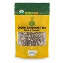 SpeedyVite Colon LifeBoost Tea Detox와 Cleanse - Ginger, Lemongrass를 가진 유기 Pu'er 차 - 증가한 대령 건강 및 기능을 위해