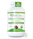 마그네슘과 비타민 D 탭을 가진 BariSlim Bariatric 칼슘 구연산염 - 체중 감소 수술 후에 환자를 위해 공식화되는 칼슘 구연산염의 500 mg | 혼합 Berry (90 서빙)