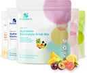 Dynatech Zero Sugar Electrolyte 음료 혼합 - 다양한 팩 - 10 Electrolytes & Vitamins가있는 하이드로 션 파우더 패킷 | Non-GMO, Gluten Free, Vegan Electrolytes Powder Packets | 16 서빙