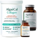ALGAECAL 칼슘, 비타민 D3 & 교원질 뭉치 – 임상 지원 Verisol, Fortibone & Fortigel, 더하기 칼슘, 비타민 ADEK, & 뼈 건강 & 노화 방지를 가진 가수분해된 교원질