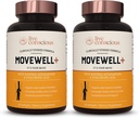 살아있는 조미료 합동 건강 보충교재 - MoveWell Plus Antarctic Krill Oil, 자연적인 Astaxanthin 및 Hyaluronic 산 | Outperforms 글루코사민 (2 팩)