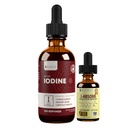 Active Iodine + iAbsorb - Nascent Iodine Drops - 더 나은 흡수를위한 액체 배달 - 더 나은 납품을위한 Cofactors - 건강한 에너지, 활력 및 면역 수준을 지원합니다