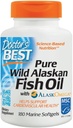 AlaskOmega, Heart, Brain, Mental Wellbeing, Eyes, Non-GMO, Gluten Free, 180 Marine Softgels와 의사 최고의 순수한 야생 알래스카 물고기 오일