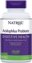Natrol Acidophilus 100mg 캡슐, Unflavored, 보라색, 150 카운트, 3 팩