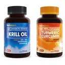 BioEmblem Antarctic Krill 기름 보충교재 심황 Curcumin 보충교재 BioPerine를 가진