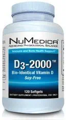NuMedica D3-2000 120 소프트 젤