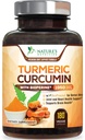 Turmeric Curcumin 보충교재 1950mg - 제일 흡수를 위한 유기 심황 & BioPerine 까만 고추 추출물을 가진 95% Curcuminoids, 성격 Vegan 합동 지원, 미국에서 병에 넣어지는 비 GMO - 180의 캡슐