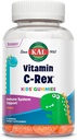 KAL 비타민 C-Rex Kids’ Gummies, 아이를 위한 비타민 C Gummies, 건강한 면역, 뼈, 근육 & 피부 지원 비타민 C Gummy, Vegan, 글루텐 무료, 60 일 돈 뒤 보증, 30 봉사, 60 Gummies