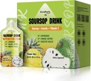 GREENPEOPLE Soursop & Acerola 액체 보충교재 음료, Soursop Bitters 액체, 면역 부스트 비타민 C 음료, 빠른 흡수, Vegan, 비 GMO, 10의 소포