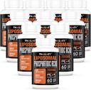 2000mg Liposomal Phosphatidic 산성 근육 건축업자 (PA), 남자 & 여자를 위한 높은 흡수 근육 건물 보충교재 | 근육 게인, mTOR 단백질 종합 & Lean 근육, 힘, 10 팩