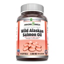 놀랄만한 오메가 야생 알래스카 살몬 기름 2000mg 서빙 Softgels 보충교재 (90)