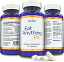Dirobi는 아무것도 Xylose Isomerase Fructose Malabsorption 효소, FODMAP 보충교재, 더 나은 Lactose, 지방, 단백질 & 탄수화물 소화 가스 & bloating 30의 캡슐을 위한 소화 효소 효소를 먹습니다
