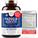 Fadogia Agrestis 및 Tongkat Ali 보충 - Fadogia Agrestis 600mg, 500mg Longjack Tongkat Ali for Men, Maca Root, Fenugreek, Ashwagandha, Saw Palmetto to Support Energy, Stamina, Vitality - 120Caps