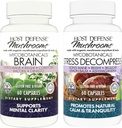 MycoBotanicals Brain* Capsules, 60 Count & MycoBotanicals Stress Decompress* Capsules, 60 Count - 지원 Memory & Focus - 지원 Relaxation*