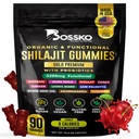 3200 MG Probiotics & Magnesium Ashwagnadha Chaga Turmeric Fulvic Acid 105 + Trace Minerals I Vegan Non-GMO I Lab Tested I 90 Count가있는 남성 및 여성을위한 순수 Himalayan Shilajit Gummies 유기