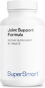 Supersmart Joint Support Formula (High Potency Complex) - Glucosamine, Chondroitin, Hyaluronic Acid, MSM - 합동 지원 보충교재 | Non-GMO & 글루텐 무료 - 90의 정제