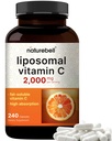 NatureBell Liposomal 비타민 C 2,000mg, 240 캡슐 | 높은 흡수 지방 수용성 비타민 – 최대 힘 산화 방지제 * 보충 – 비 GMO, 글루텐 무료