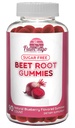 Sugar Free Nitric Oxide Beet Root Gummies - Athletic Performance, Nitric Oxide Booster, Energy, Blood Flow 및 Circulation을위한 Beet Root Chewables - 90 Beets Root Gummy Chews.