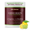 생명의 포춘 L 아르기닌 L Citrulline 보충교재 분말 - 자연적인 레몬 Lime 풍미를 가진 높은 잠재적인 산화 승압기 - 심장 건강, 혈압 및 관 지원 - 258g