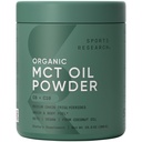 스포츠 연구 유기 MCT 기름 분말 - Keto & Vegan MCTs C8, 코코넛에서 C10 - 지방산 뇌 & 몸 연료, 비 GMO & 글루텐 무료 - 커피, 차 & 단백질 쉐이크에서 완벽하지 않은 - 10.6 oz