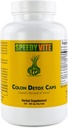 Colon Detox는 Toxins* Organic, Charcoal Psyllium Seed & Husk Flax Seed Apple Fiber/Pectin Slippery Elm Fennel- Powder의 천연 제거를 230 Veg Caps 지원