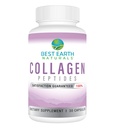Best Earth Naturals Hydrolyzed Collagen Type I & III - 여성 및 남성을위한 Collagen Peptides 보충 헤어, 피부, 손톱, 및 관절 30 일 공급 (30 캡슐)
