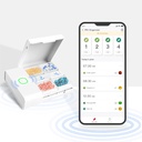 Comfytemp 약 상자 - 무료 앱이있는 스마트 약물 주최자, Pill Box, Alarm Reminder, 4 대형 Compartments, 의료 / 비타민 / 보충제를위한 충전식 휴대용 여행 알약 상자