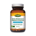 Flora Daily Maintenance Digestive Enzymes - 소화 건강 지원을위한 7 효소를 포함합니다 - Aids Gas & Bloating - Non-GMO & Gluten-Free - 60 채식 캡슐