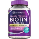 의사의 조리법 Biotin 10,000 mcg, 머리 성장, 건강한 피부 & 못, 에너지 대사, 채식주의자 친절한 Biotin, 코코넛 기름과 더불어, 비 GMO, 3 달 공급, 90 채식주의자 Softgels
