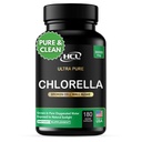 Chlorella 캡슐 3000 mg - 금된 세포 벽 파란 녹색 조류 보충교재 - 제일 자연적인 Detox Cleanse - 식물 비타민 무기 Chlorophyll Vegan 단백질 분말 알약 - 미국에서 만드는