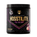 HOSSTILE Hosstility V2 전 운동, 남자와 여자를 위한 All-in-One 전 운동 분말, 강화 근육 펌프, 증가 에너지, 부스트 힘, Sharpen 초점, 포도 사과, 40의 서빙