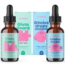 JoySpring Glutathione 액체 및 Genius Drops 스마트 베리 바닐라 어린이를위한