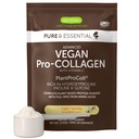 Igennus 고급 Vegan Vanilla Collagen 펩타이드 분말, 글리신으로 강화, Proline & Hydroxyproline & Cofactor 비타민 C, 비 GMO, 채식 식물 기반 콜라겐 분말 부스터, 35 서빙