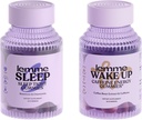 Lemme Sleep and Wake Up Bundle - 더 나은 밤의 휴식을위한 수면 Gummies & 에너지를위한 Caffeine Gummies를 깨우십시오 - 글루텐 - 무료, 비 GMO, 60 각